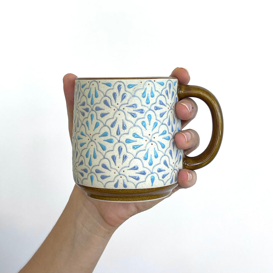 Coffee Mugs Set  Blue