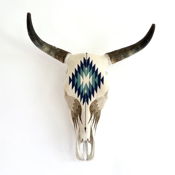 Authentic Skull - Oaxaca Collection - Blue Medallion