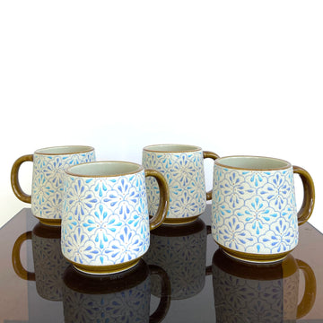 Coffee Mugs Set  Blue